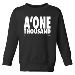 AJa Wilson AOne Thousand Toddler Sweatshirt