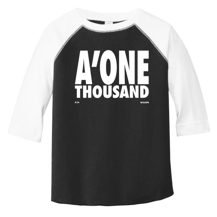 AJa Wilson AOne Thousand Toddler Fine Jersey T-Shirt