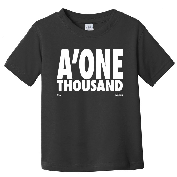 AJa Wilson AOne Thousand Toddler T-Shirt