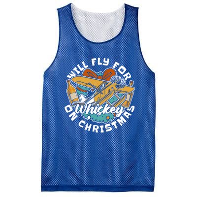 Aviator Whisky Aviation Airplane Aircraft Pilot Christmas Gift Mesh Reversible Basketball Jersey Tank