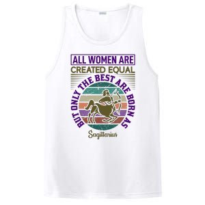 All Women Are Created Equal But The Best Are Born As Sagittirus PosiCharge Competitor Tank