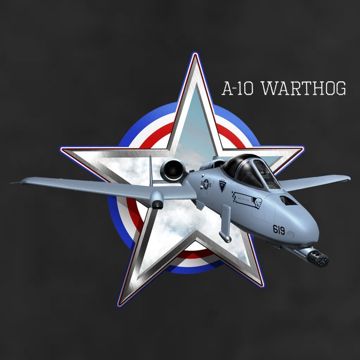 A10 Warthog 7 Panel Mesh Trucker Snapback Hat