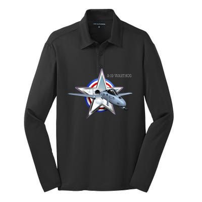 A10 Warthog Silk Touch Performance Long Sleeve Polo