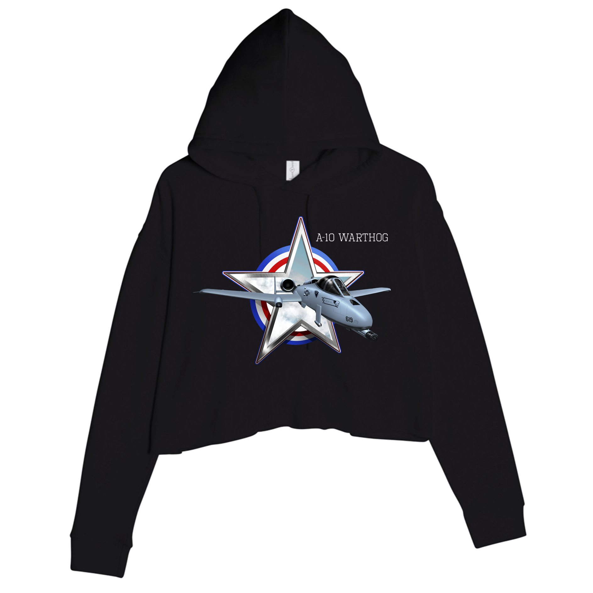 A10 Warthog Crop Fleece Hoodie