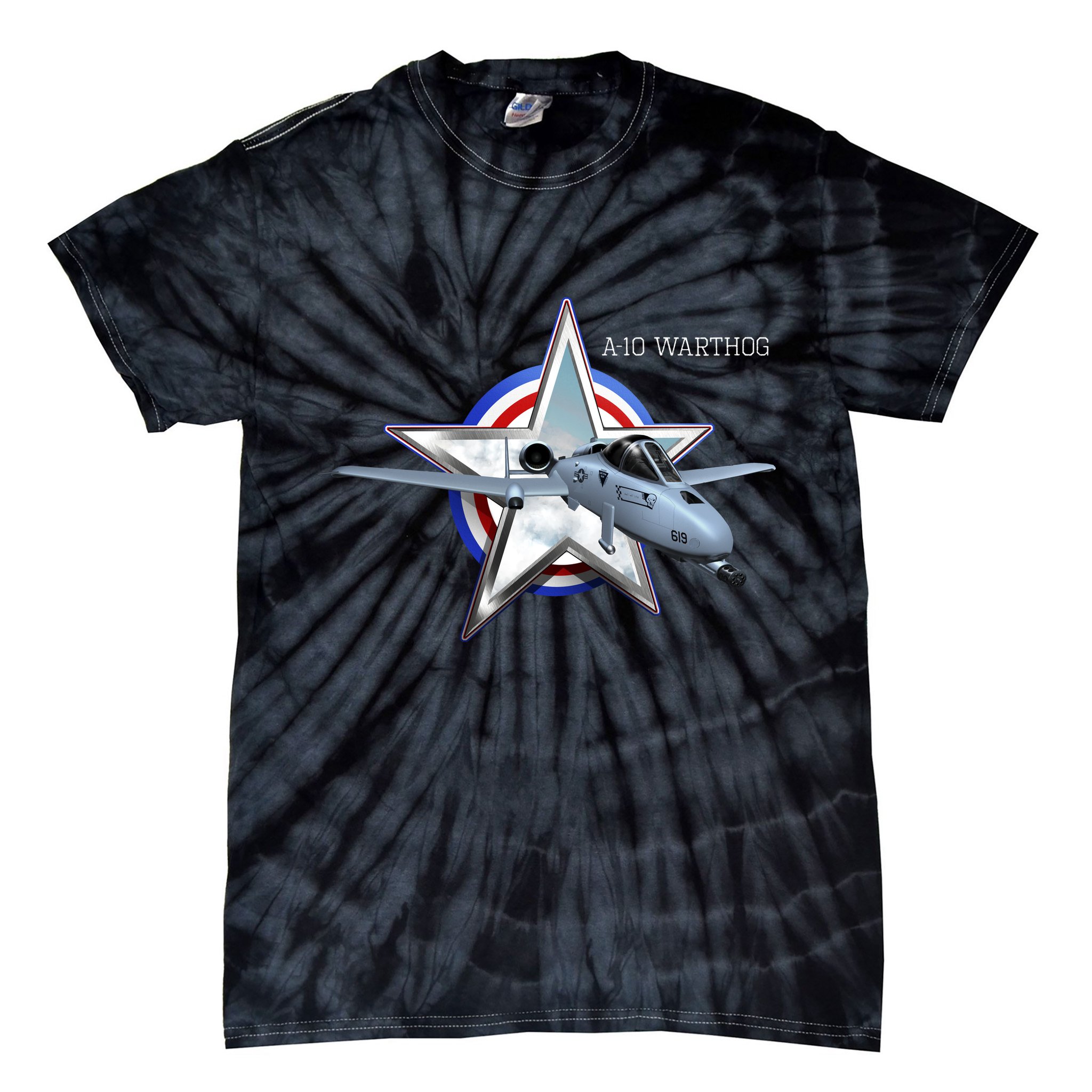A10 Warthog Tie-Dye T-Shirt