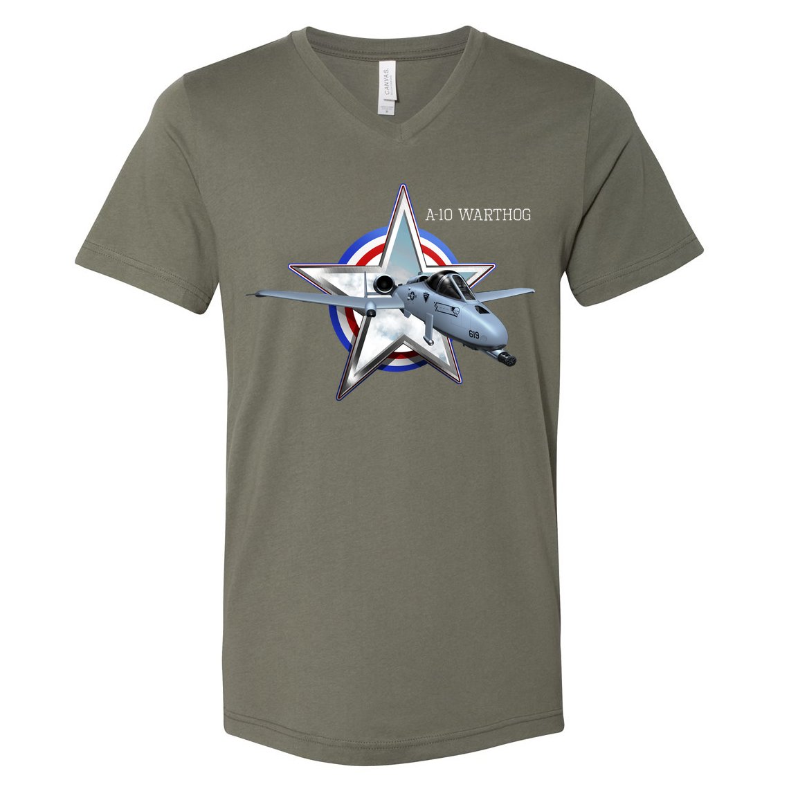A10 Warthog V-Neck T-Shirt