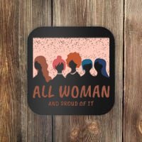 All Woman And Proud Of It Coaster