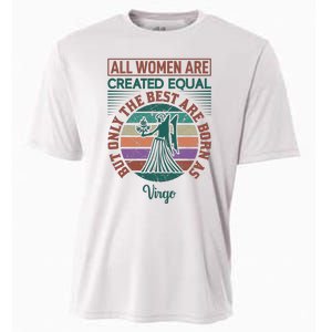 All Women Are Created Equal But The Best Are Born As Virgo Cooling Performance Crew T-Shirt