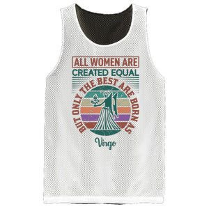 All Women Are Created Equal But The Best Are Born As Virgo Mesh Reversible Basketball Jersey Tank