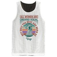 All Women Are Created Equal But The Best Are Born As Virgo Mesh Reversible Basketball Jersey Tank