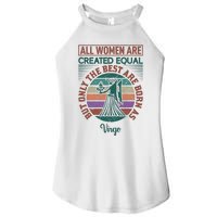 All Women Are Created Equal But The Best Are Born As Virgo Women's Perfect Tri Rocker Tank