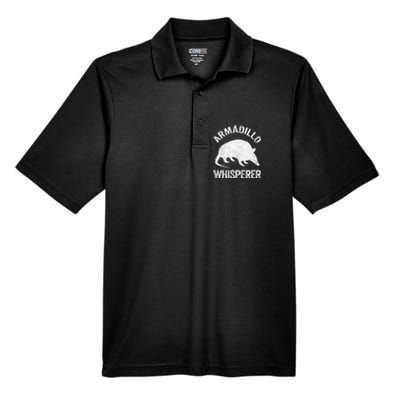 Armadillo Whisperer Armadillo Lover Men's Origin Performance Piqué Polo