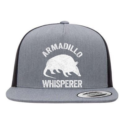 Armadillo Whisperer Armadillo Lover Flat Bill Trucker Hat