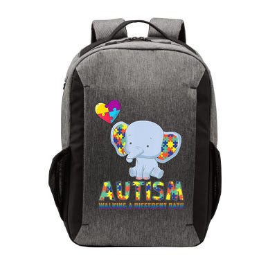Autism Walking A Different Path Elephant Vector Backpack