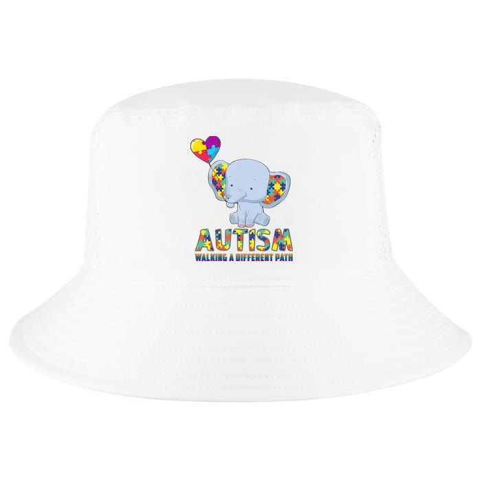 Autism Walking A Different Path Elephant Cool Comfort Performance Bucket Hat