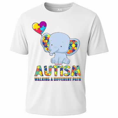 Autism Walking A Different Path Elephant Performance Shirt