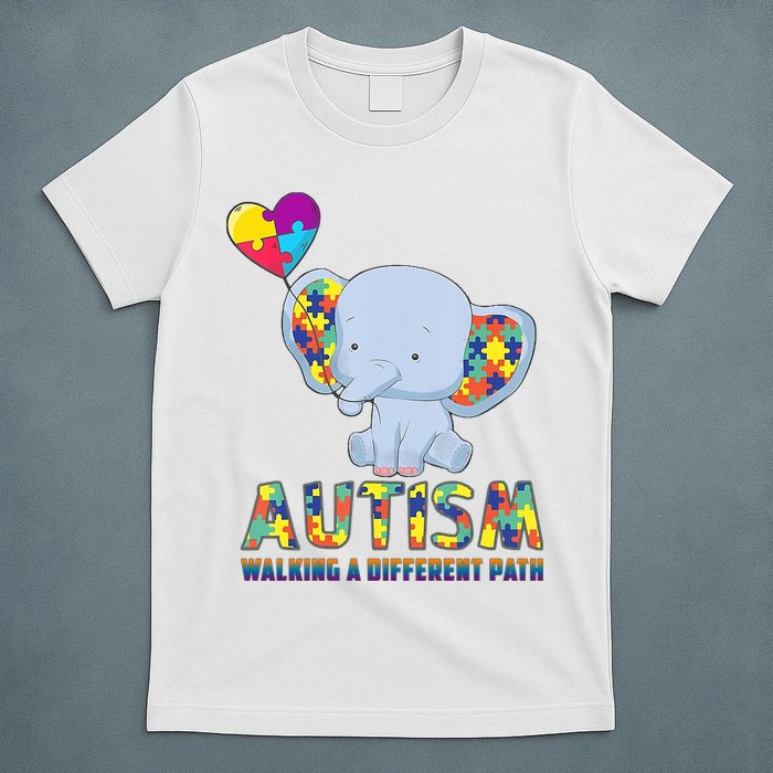 Autism Walking A Different Path Elephant T-Shirt