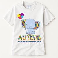 Autism Walking A Different Path Elephant Tall T-Shirt
