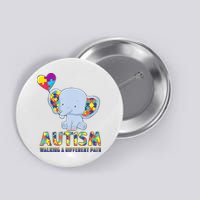 Autism Walking A Different Path Elephant Button