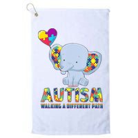 Autism Walking A Different Path Elephant Golf Towel