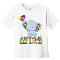 Autism Walking A Different Path Elephant Toddler T-Shirt