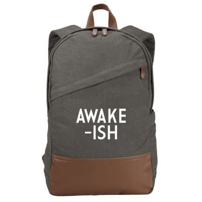 Awake-ish Cotton Canvas Backpack