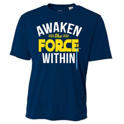 Awaken The Force Within Christian Cooling Performance Crew T-Shirt