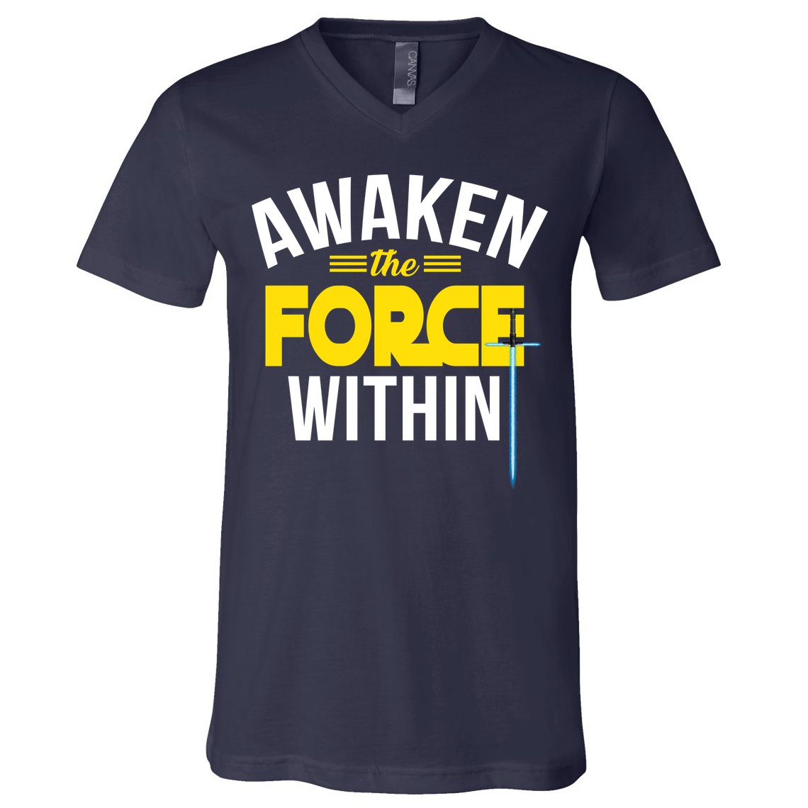 Awaken The Force Within Christian V-Neck T-Shirt