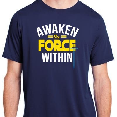 Awaken The Force Within Christian Adult ChromaSoft Performance T-Shirt