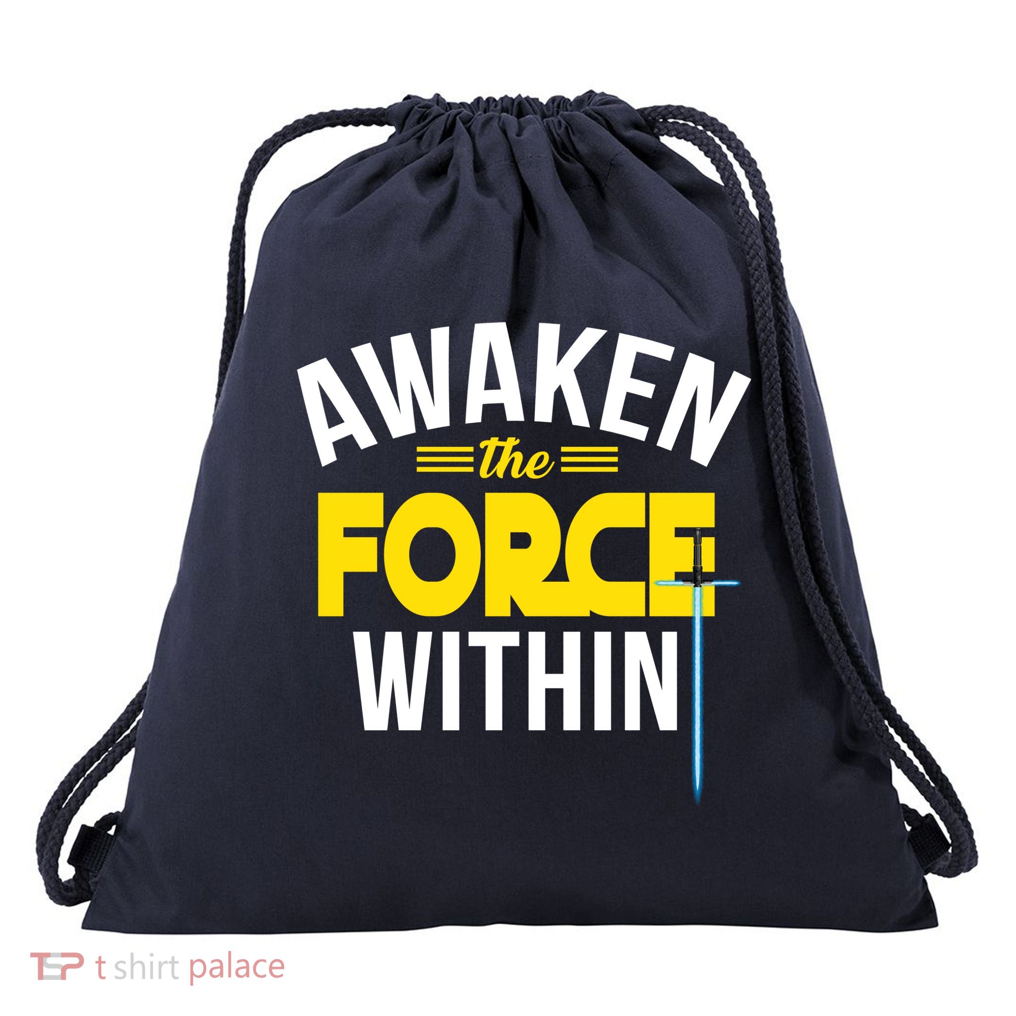 Awaken The Force Within Christian Drawstring Bag