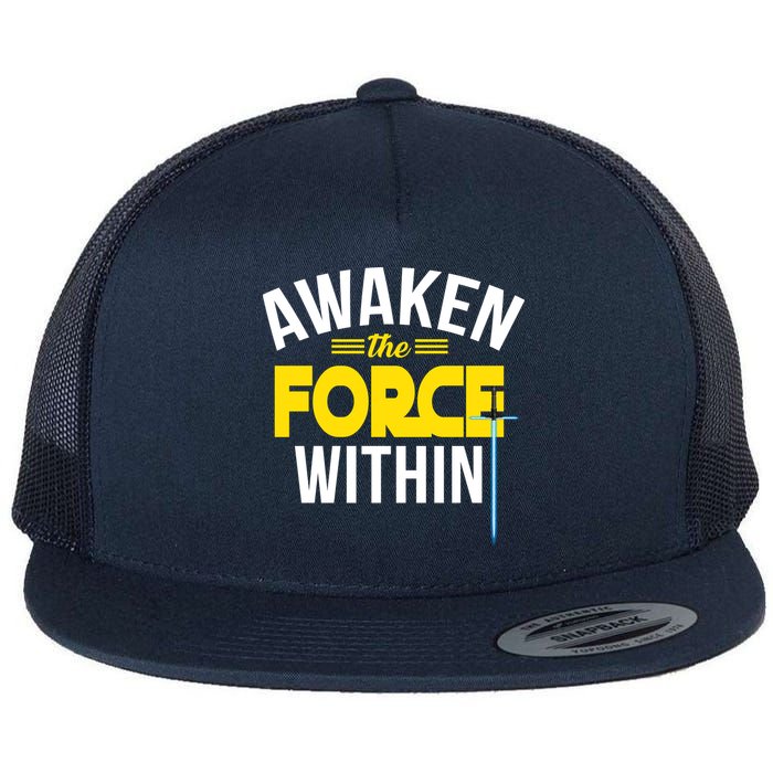 Awaken The Force Within Christian Flatbill Hat