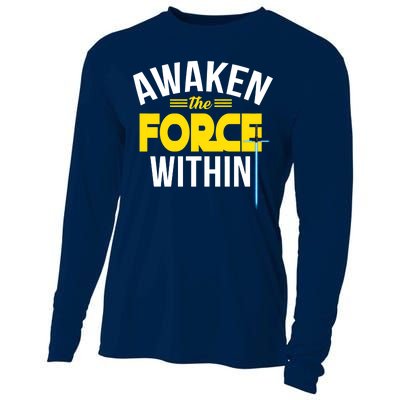 Awaken The Force Within Christian Cooling Performance Long Sleeve Crew