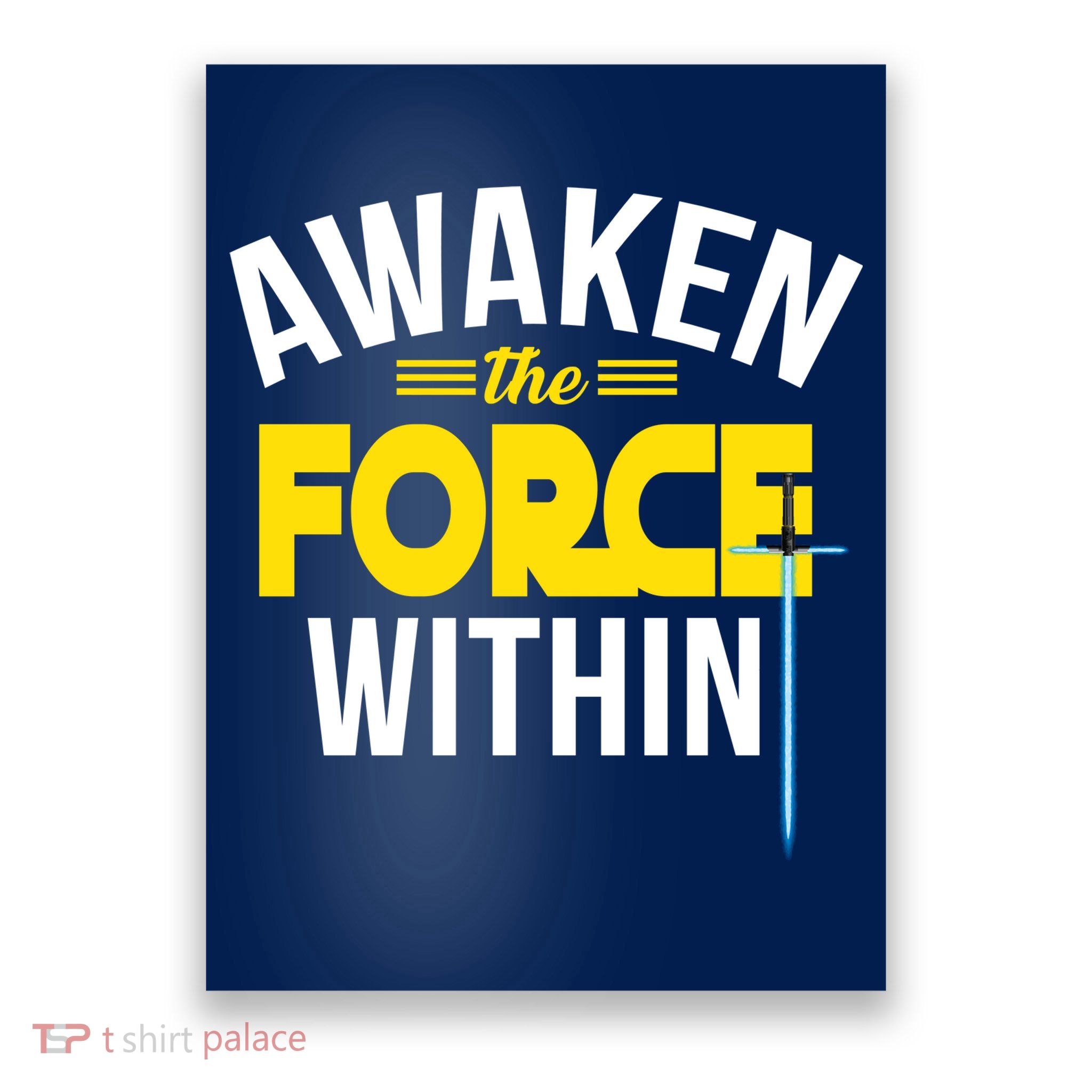 Awaken The Force Within Christian Poster