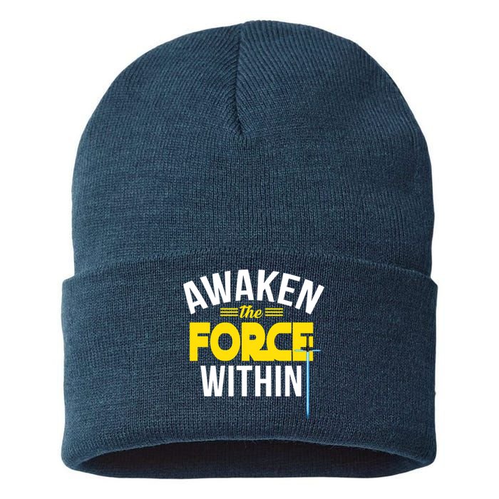 Awaken The Force Within Christian Sustainable Knit Beanie