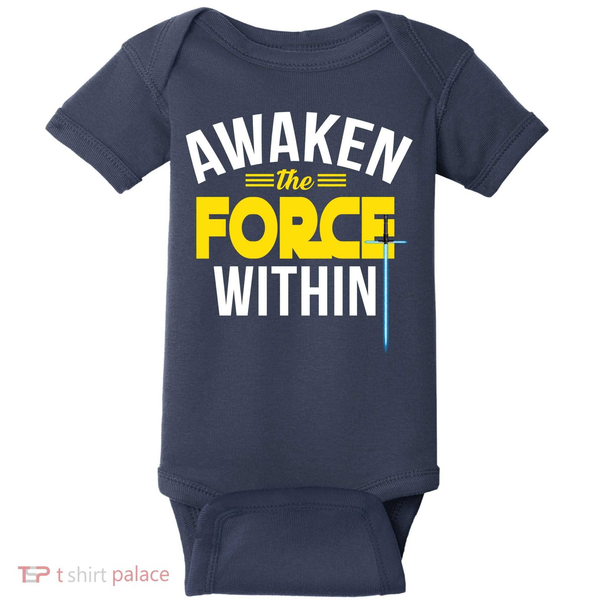Awaken The Force Within Christian Baby Bodysuit