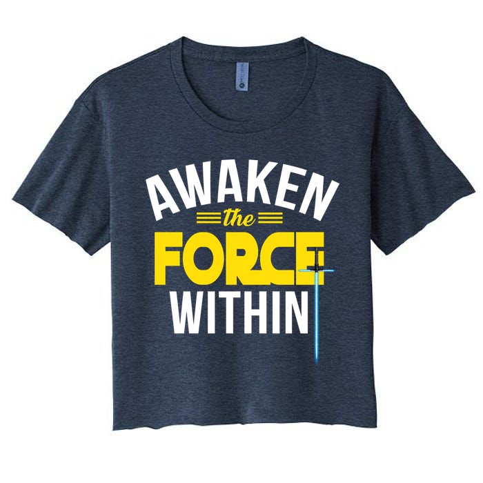 Awaken The Force Within Christian Crop Top