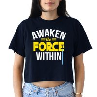 Awaken The Force Within Christian Crop Top