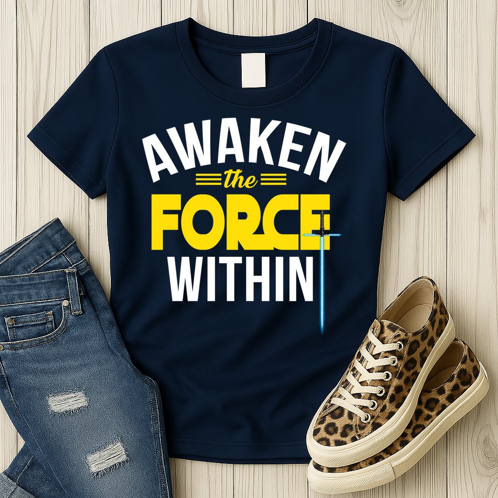 Awaken The Force Within Christian Womens T-Shirt