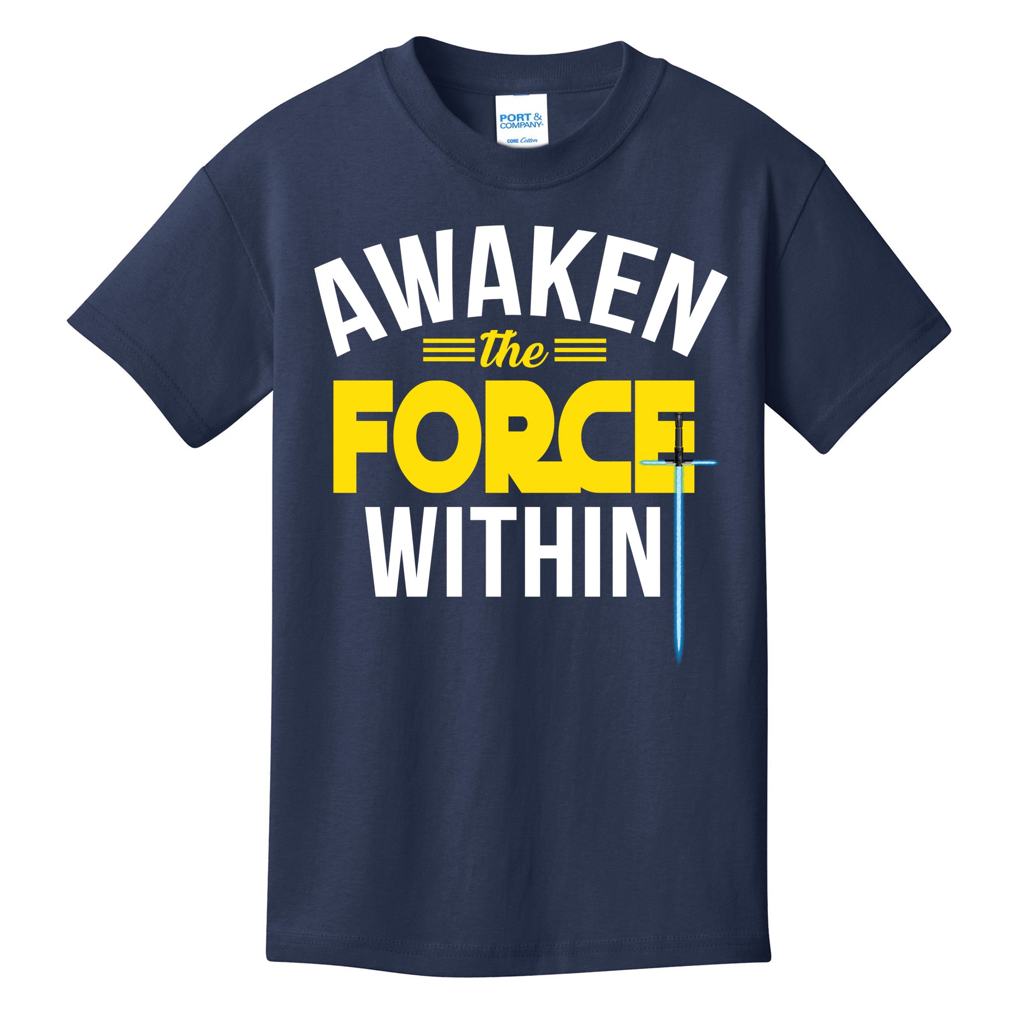 Awaken The Force Within Christian Kids T-Shirt