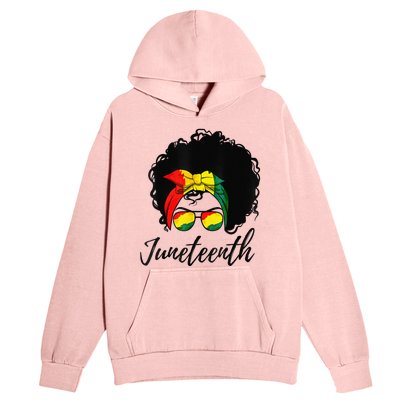 Afro Woman Black Queen African American History Juneteenth Urban Pullover Hoodie