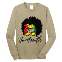 Afro Woman Black Queen African American History Juneteenth Long Sleeve Shirt