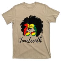 Afro Woman Black Queen African American History Juneteenth T-Shirt