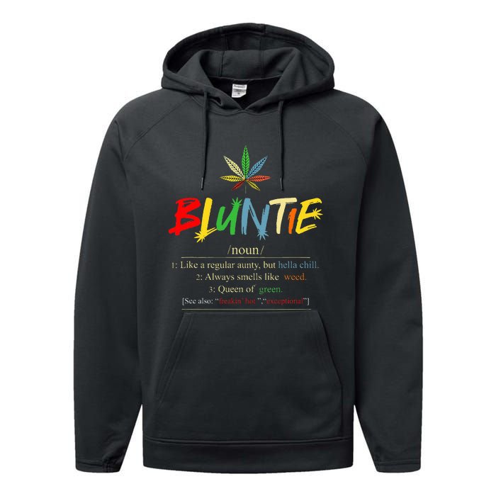 Aunt Wear Bluntie Performance Fleece Hoodie