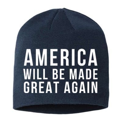 America Will Be Made Great Again Trump 45 47 Trump 2024 Hell Be Back 2024 Sustainable Beanie