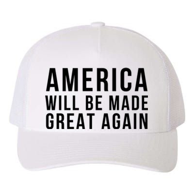 America Will Be Made Great Again Trump 45 47 Trump 2024 Hell Be Back 2024 Yupoong Adult 5-Panel Trucker Hat