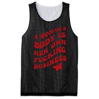 A WomanS Body Is Her Own Fucking Business Mesh Reversible Basketball Jersey Tank