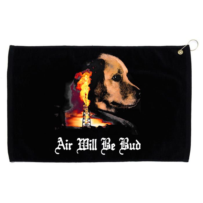 Air Will Be Blud Vintage Dog Air Will Be Blood Grommeted Golf Towel