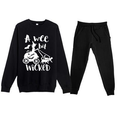 A Wee Bit Wicked Premium Crewneck Sweatsuit Set