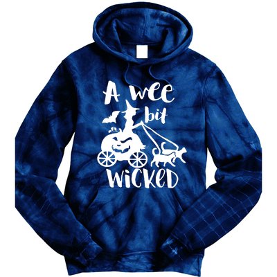 A Wee Bit Wicked Tie Dye Hoodie