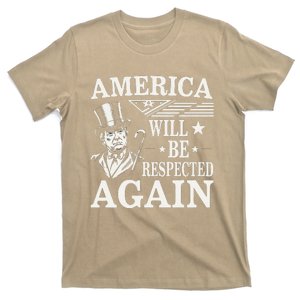 America Will Be Respected Again With President Donald Trump T-Shirt